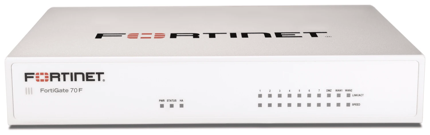 Fortinet FortiGate 70F — vue avant