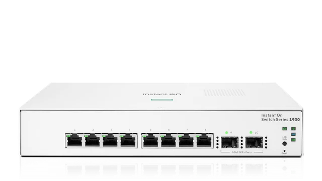 HPE Instant On 1930 · 8 ports